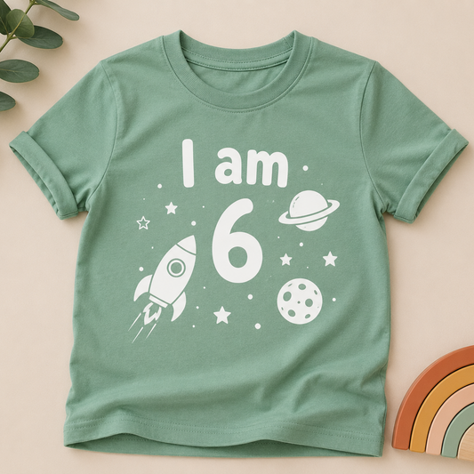 Custom Birthday Age T-Shirt