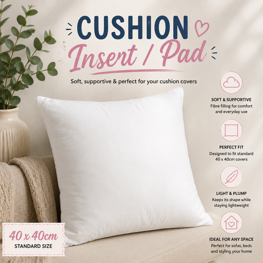 Cushion Insert / Pad – 40x40cm
