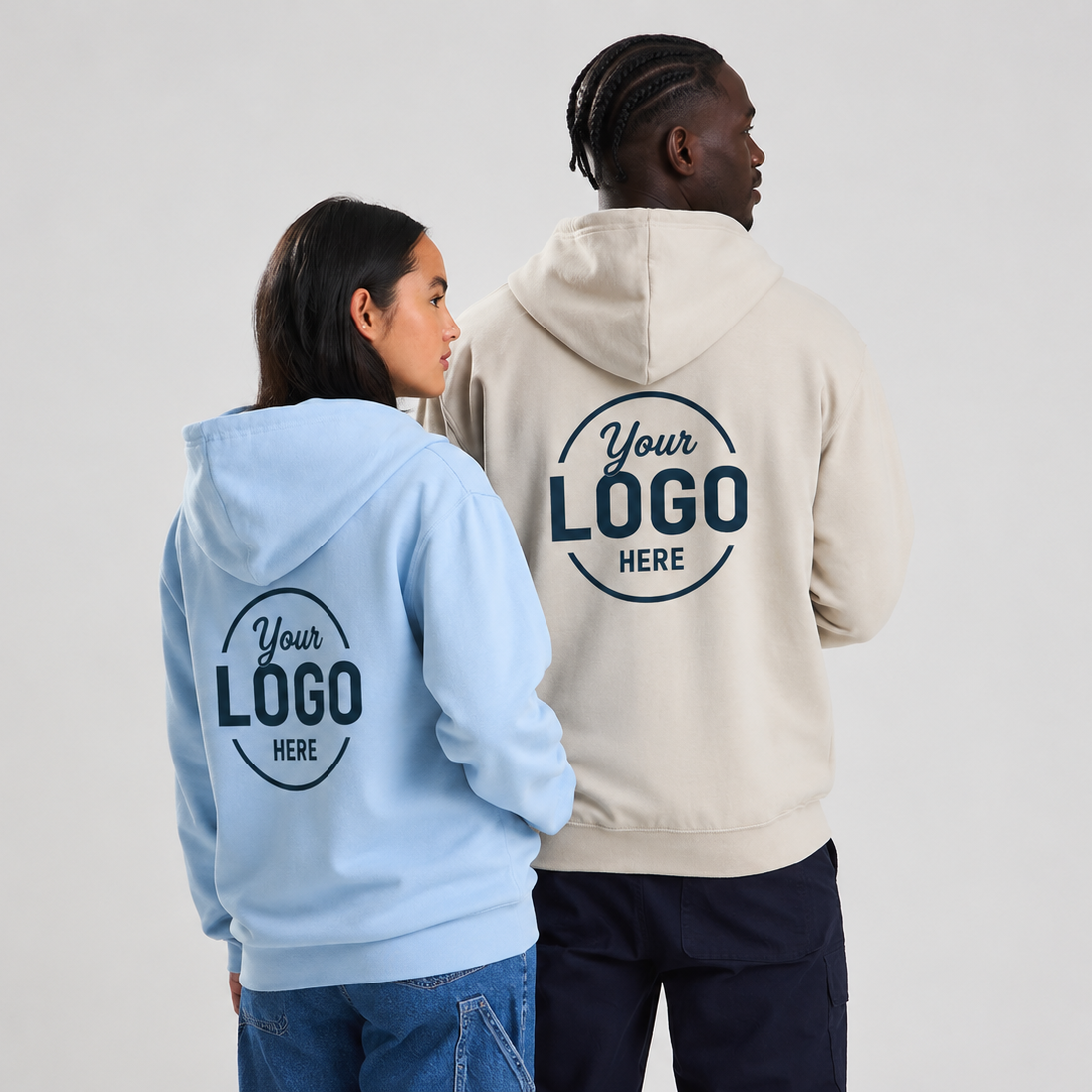 Custom Printed Zip Hoodie