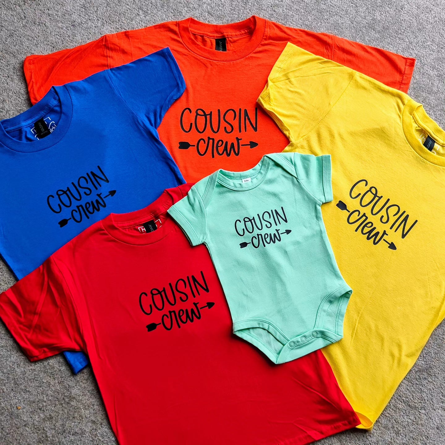 'Cousin Crew' Design: Children's T-shirts