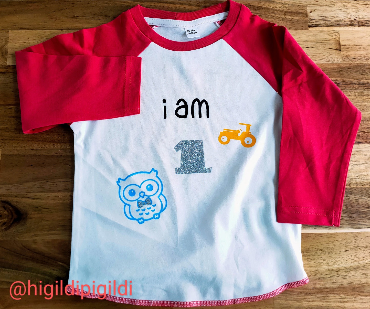 'I am' age birthday Design: Long sleeve T-Shirt