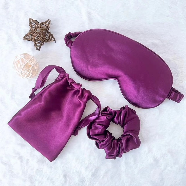 Satin Eve Mask set