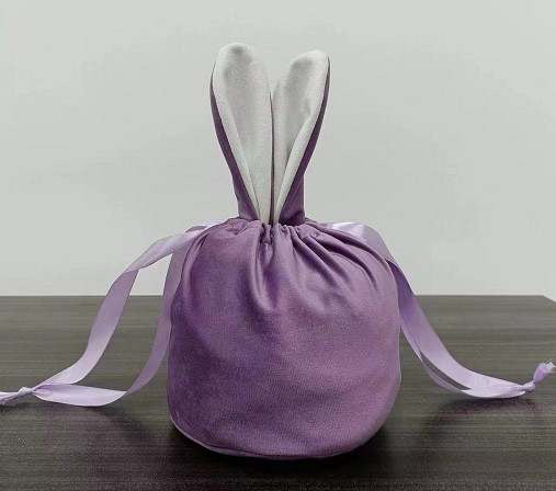 Velvet Bunny Ear Pouch