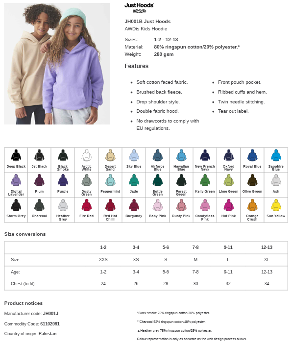 Design your own Children's Hooded Sweatshirts