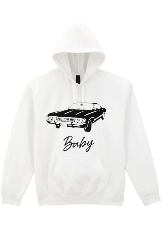 Supernatural inspired Empala car Baby hoodie
