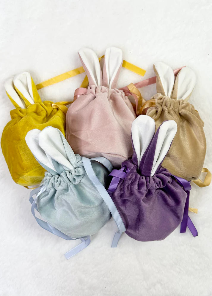 Velvet Bunny Ear Pouch