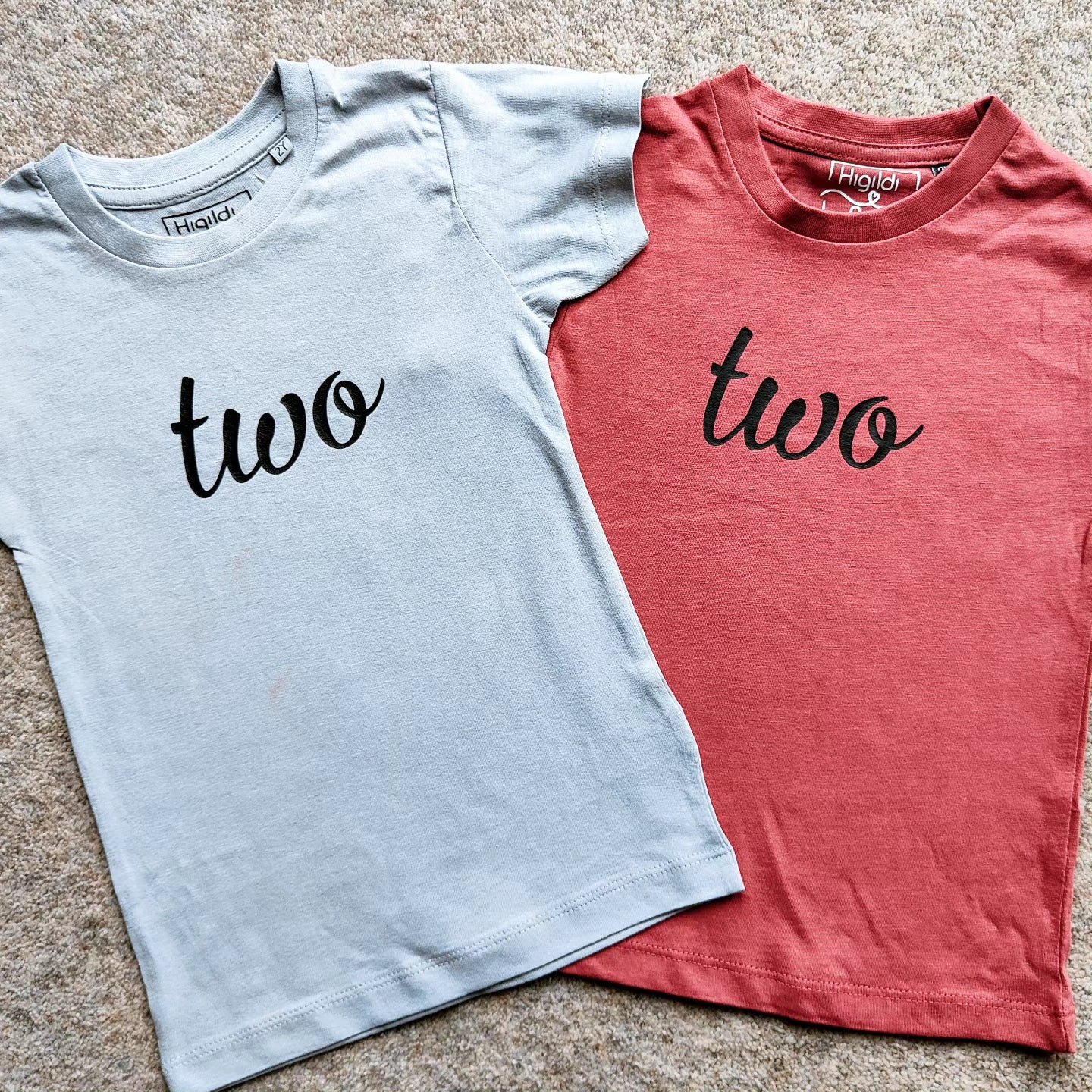 'Age' writing Design: Children's T-shirts