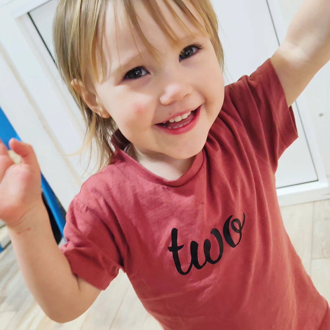 'Age' writing Design: Children's T-shirts